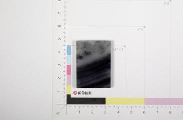 老山玉器 新疆和田玉墨玉籽料平安無事牌掛件